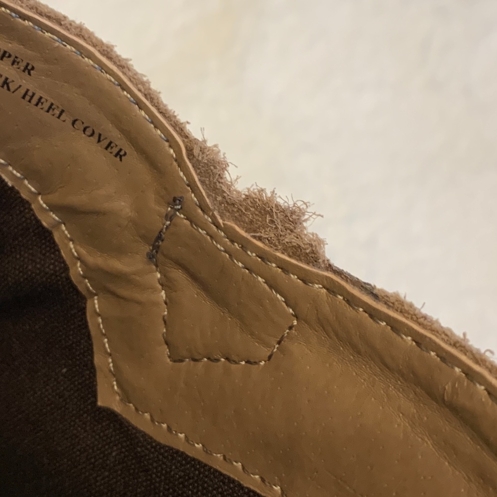 Restricted Suede Fringe Pull On Booties Size 8 - Picture 5 of 10